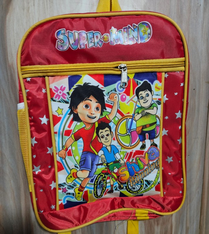 DREAM BAGS SHIVA SCHOOL BAG FOR LOVELY KIDS (RED) UPTO 5-6 YEAR