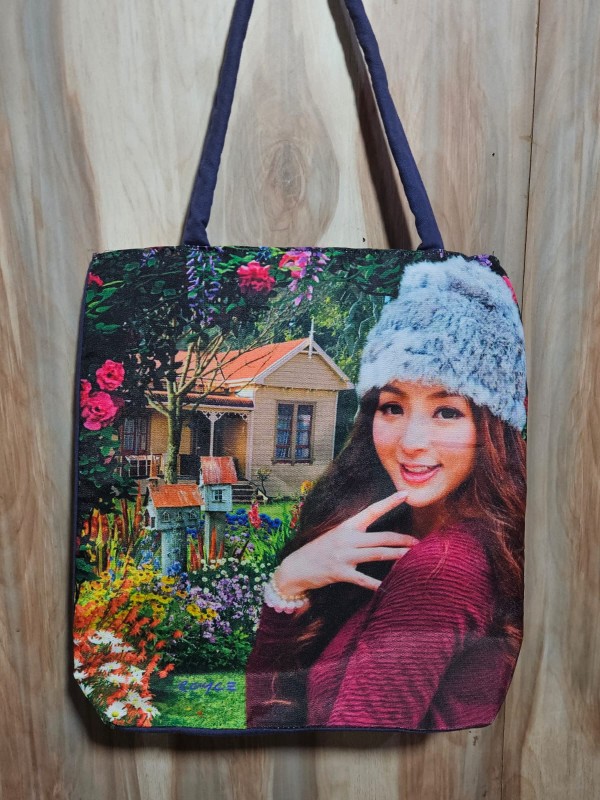 Green Scenic Tote Bag