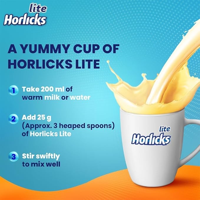 horlicks lite nourishment for active adults 400g